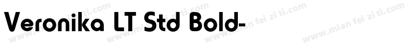 Veronika LT Std Bold字体转换